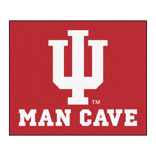 Indiana University - Indiana Hooisers Man Cave Tailgater IU Trident Primary Logo Crimson
