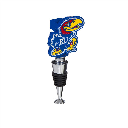 Kansas Jayhawks Wine Bottle Stopper Logo