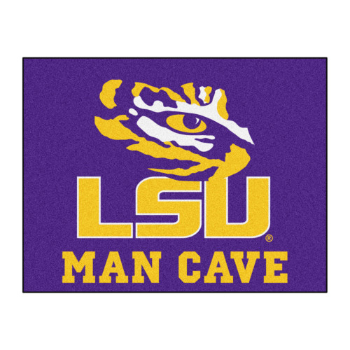 Louisiana State University - LSU Tigers Man Cave All-Star LSU Tiger Eye Secondary Logo Purple