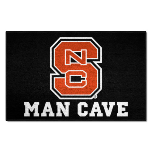 North Carolina State University - NC State Wolfpack Man Cave Starter "NCS" Primary Logo Red