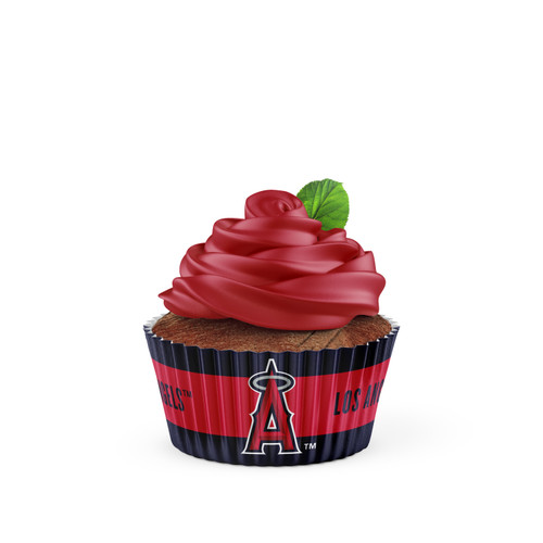 Los Angeles Angels Baking Cups Large 50 Pack
