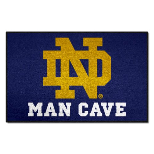Notre Dame - Notre Dame Fighting Irish Man Cave Starter ND Primary Logo Navy