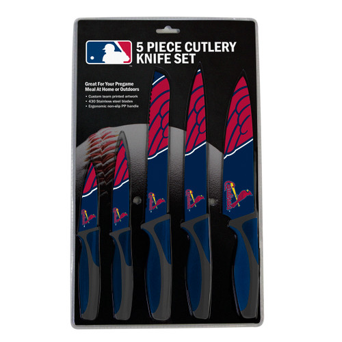 St. Louis Cardinals Knife Set - Kitchen - 5 Pack