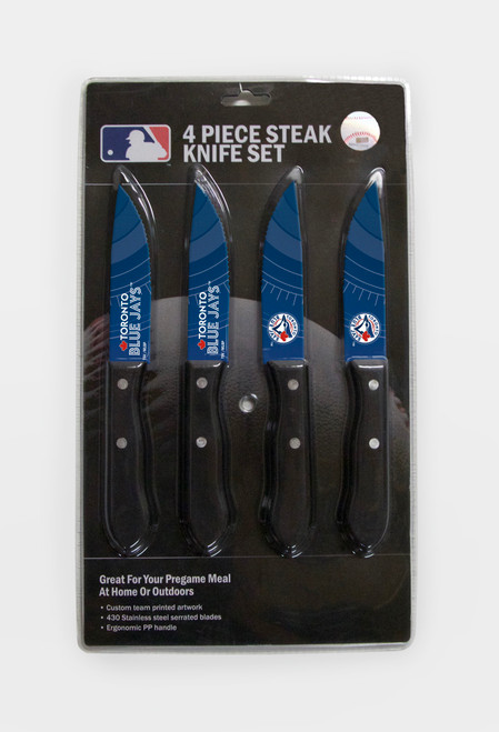 Toronto Blue Jays Knife Set - Steak - 4 Pack