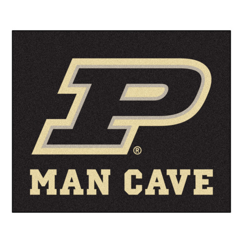 Purdue University - Purdue Boilermakers Man Cave Tailgater P Primary Logo Black
