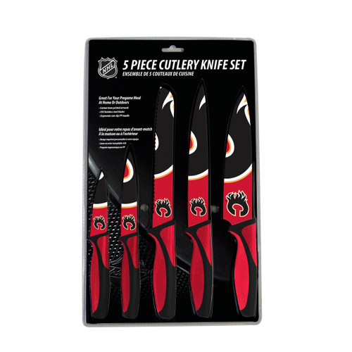 Calgary Flames Knife Set - Kitchen - 5 Pack