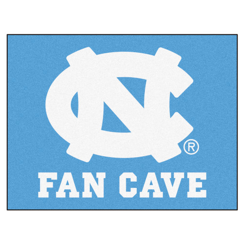 University of North Carolina at Chapel Hill - North Carolina Tar Heels Fan Cave All-Star "NC" Logo Blue