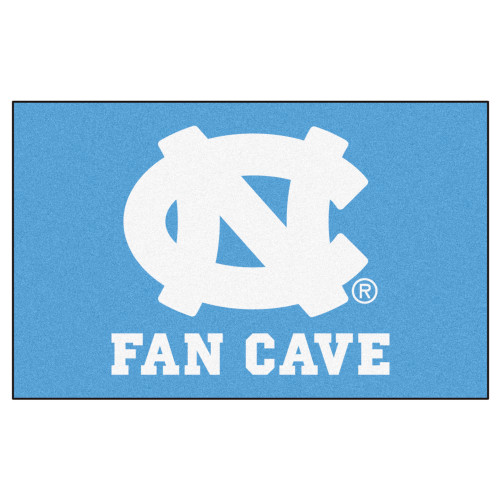 University of North Carolina at Chapel Hill - North Carolina Tar Heels Fan Cave UltiMat "NC" Logo Blue
