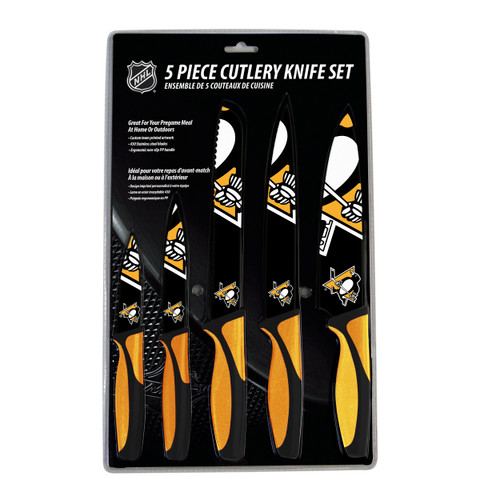 Pittsburgh Penguins Knife Set - Kitchen - 5 Pack