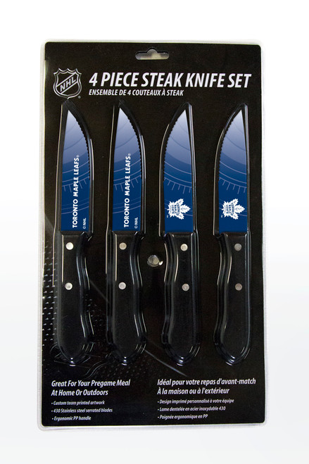 Toronto Maple Leafs Knife Set - Steak - 4 Pack