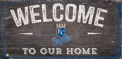 Kansas City Royals Sign Wood 6x12 Welcome To Our Home Design