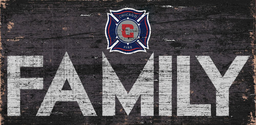 Chicago Fire Sign Wood 12x6 Family Design