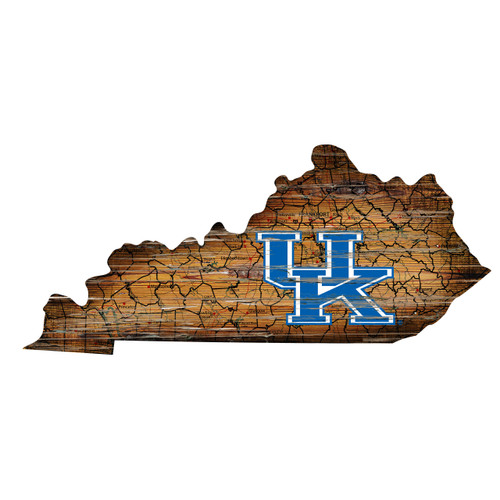 Kentucky Wildcats Wood Sign - State Wall Art
