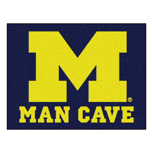 University of Michigan - Michigan Wolverines Man Cave All-Star M Primary Logo Blue