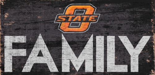 Oklahoma State Cowboys Sign Wood 12x6 Family Design