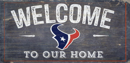 Houston Texans Sign Wood 6x12 Welcome To Our Home Design