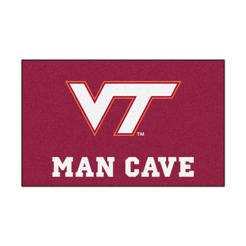 Virginia Tech - Virginia Tech Hokies Man Cave UltiMat VT Primary Logo Maroon