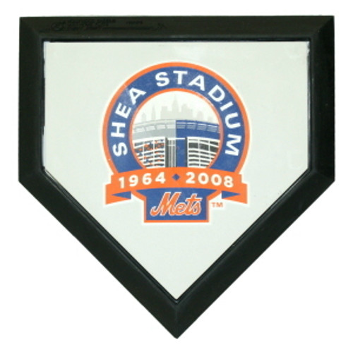 New York Mets Authentic Hollywood Pocket Home Plate - Shea Stadium Final Season Logo