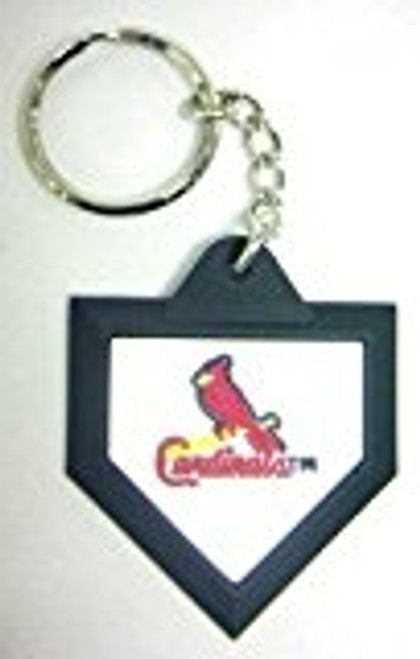 St. Louis Cardinals Keychain - Home Plate