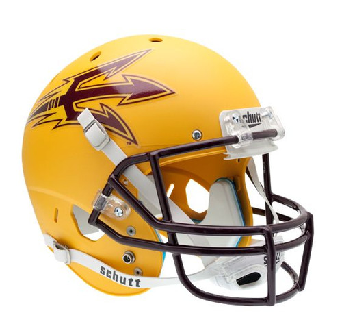 Arizona State Sun Devils Schutt XP Full Size Replica Helmet - Gold Alternate Helmet #1