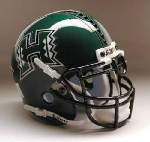 Hawaii Warriors Schutt Authentic Full Size Helmet