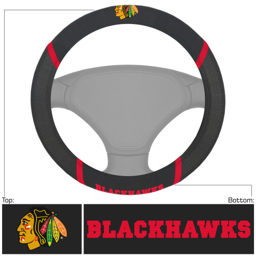 NHL - Chicago Blackhawks Steering Wheel Cover 15"x15"