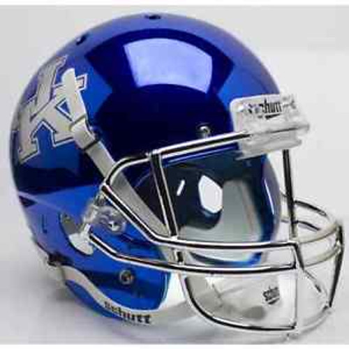 Kentucky Wildcats Schutt XP Full Size Replica Helmet - Blue Chrome