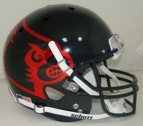 Louisville Cardinals Helmet - Schutt XP Replica Full Size - Alt 2 - Black