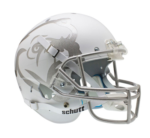 Mississippi State Bulldogs Schutt XP Full Size Replica Helmet - Matte White Alternative Helmet 1