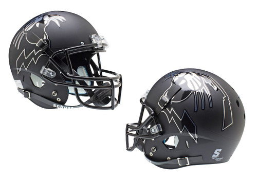 Northwestern Wildcats Schutt XP Full Size Replica Helmet - Matte Black Alternative 2