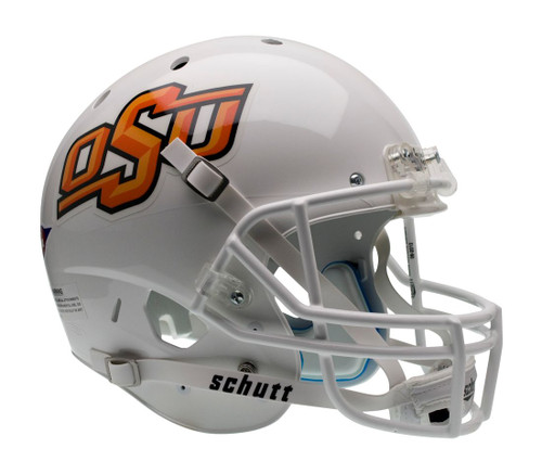 Oklahoma State Cowboys Schutt XP Full Size Replica Helmet - White Alternate Helmet #2