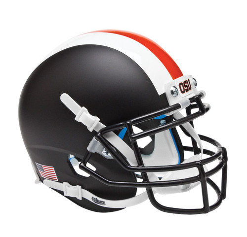 Oregon State Beavers Helmet Schutt Replica Mini Alternate 2 Black