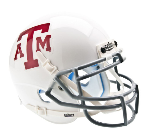 Texas A&M Aggies Schutt Mini Helmet - Alternate Helmet #2, White