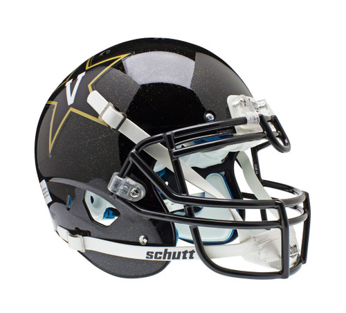 Vanderbilt Commodores Schutt XP Authentic Full Size Helmet - Black Alternate 2