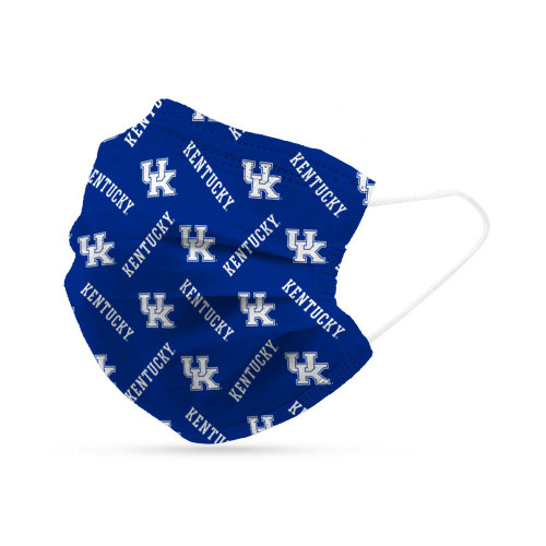 Kentucky Wildcats Face Mask Disposable 6 Pack