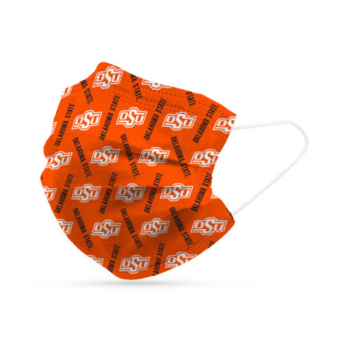 Oklahoma State Cowboys Face Mask Disposable 6 Pack