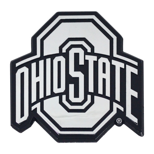 Ohio State University - Ohio State Buckeyes Chrome Emblem Ohio State Primary Logo Chrome