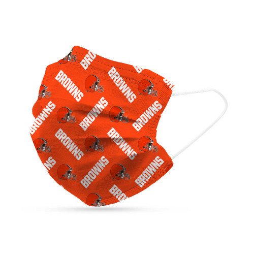 Cleveland Browns Face Mask Disposable 6 Pack