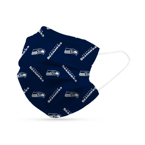 Seattle Seahawks Face Mask Disposable 6 Pack