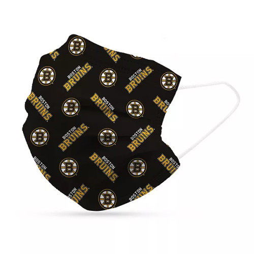 Boston Bruins Face Mask Disposable 6 Pack