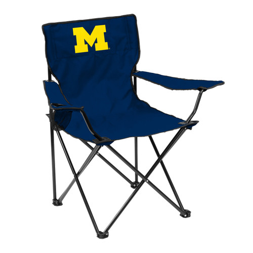 Michigan Wolverines Quad Chair Logo Chair