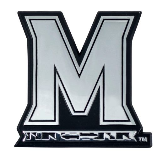 University of Maryland - Maryland Terrapins Chrome Emblem M Primary Logo Chrome