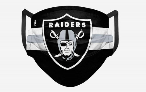 Las Vegas Raiders Pleated Face Cover