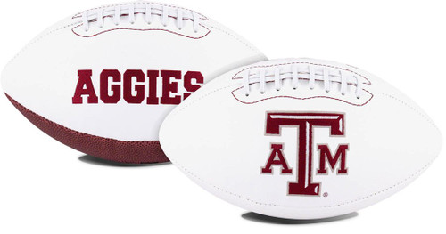 Texas A&M Aggies Football Full Size Embroidered Signature Series