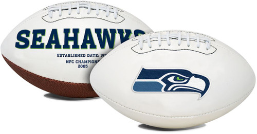 Seattle Seahawks Football Full Size Embroidered Signature Series