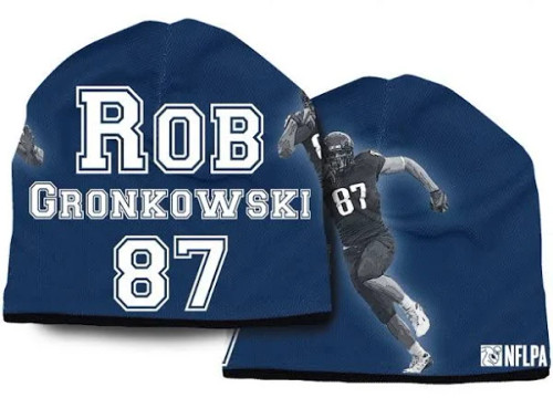 New England Patriots Beanie Heavyweight Rob Gronkowski Design