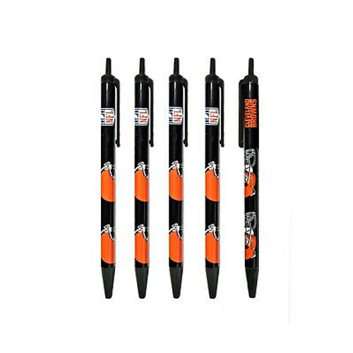 Cleveland Browns Pens Click Style 5 Pack