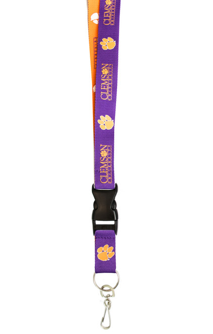 Clemson Tigers Lanyard - Two-Tone