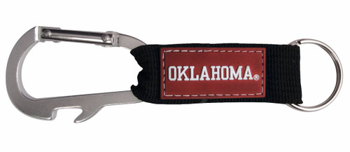 Oklahoma Sooners Carabiner Keychain