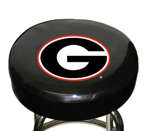 COLLEGE GEORGIA BULLDOGS BAR STOOL COVER